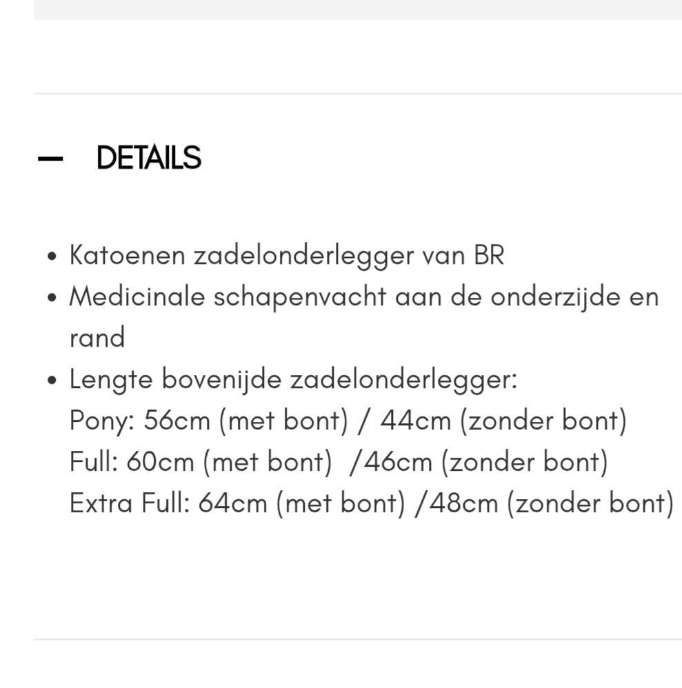 Dekjes BR onderlegger schapenwol full