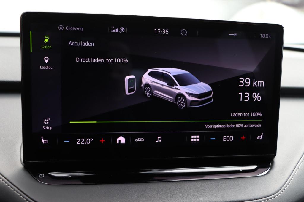 Skoda Enyaq Iv 60 sportline 58kwh 180pk | soh 93,9% |