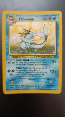 Pokémon Vaporeon Holo 12/64 – Jungle 1999