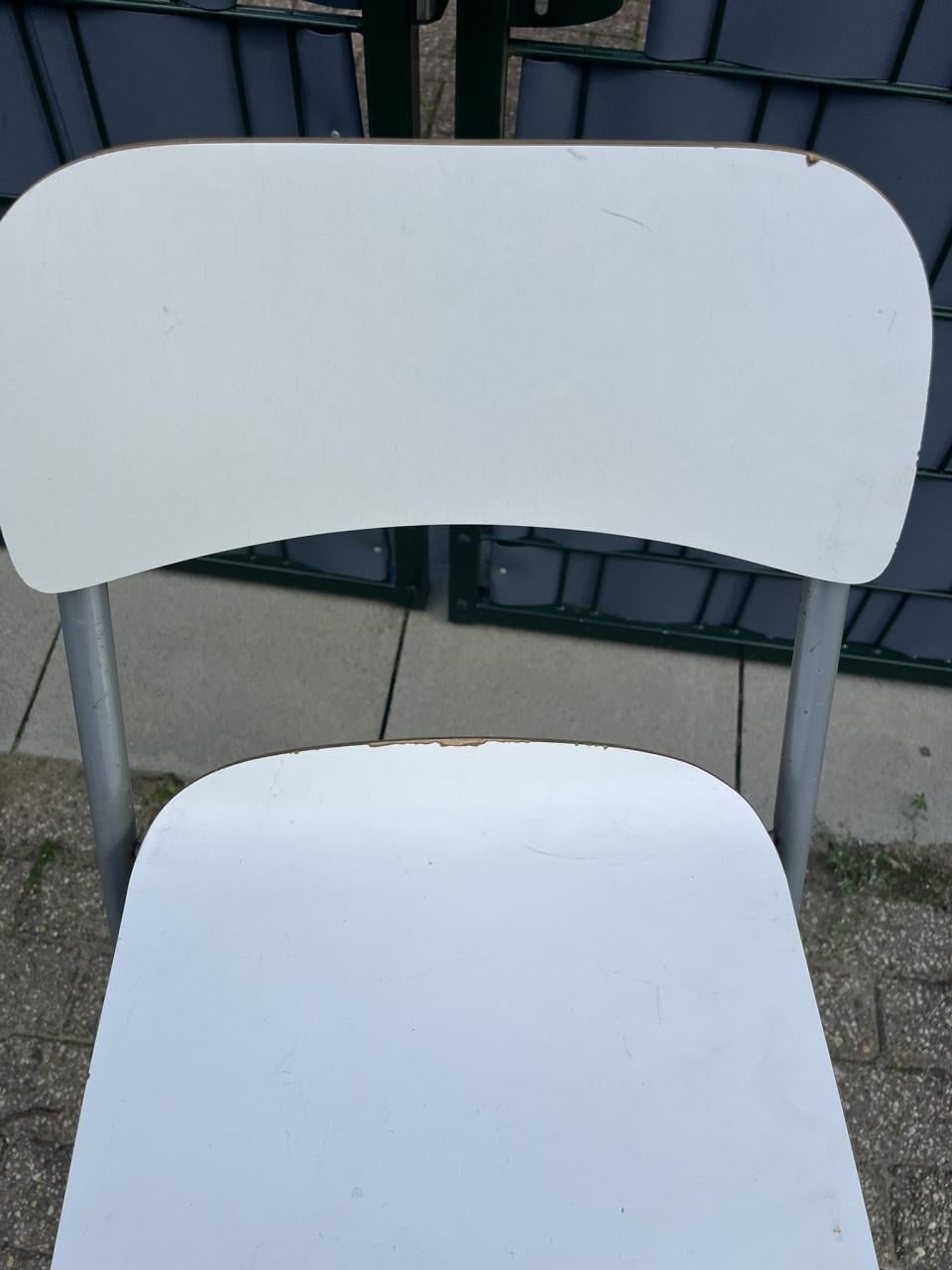Opvouwbare barkruk - Kruk met rugleuning