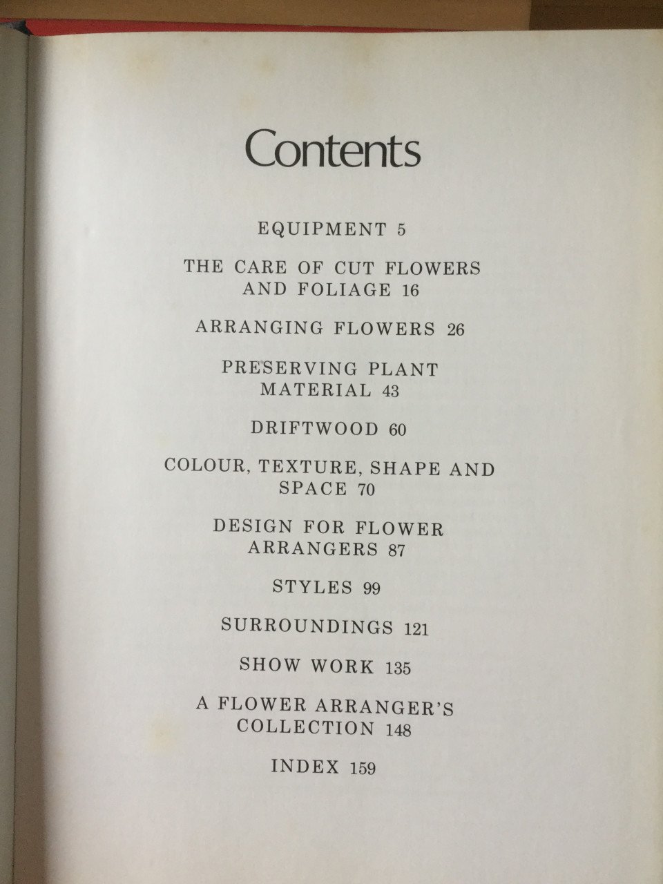 Practical flower arranging
