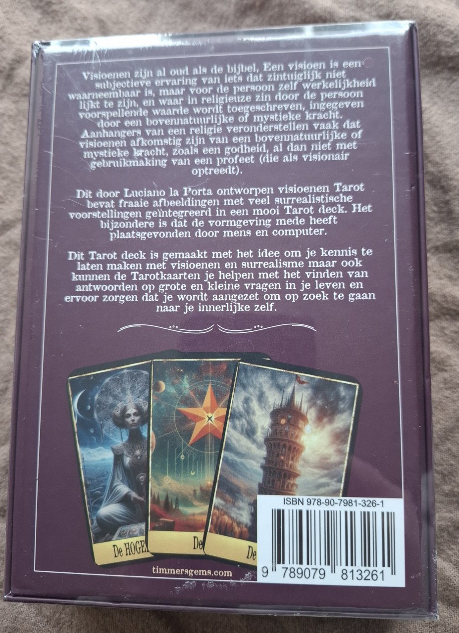 Verschillende tarot kaarten nieuw