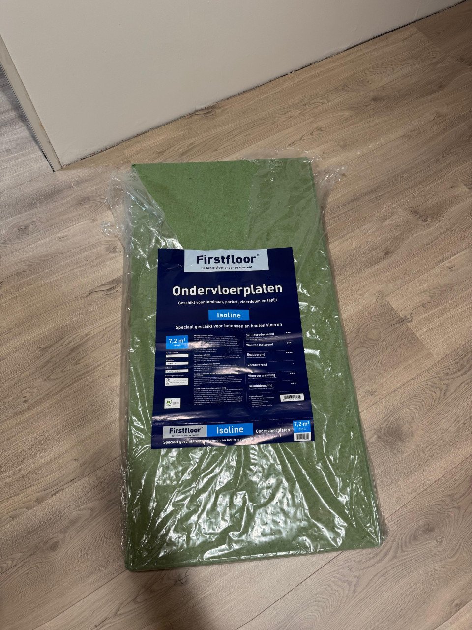 Groene ondervloerplaat Firstfloor 6x