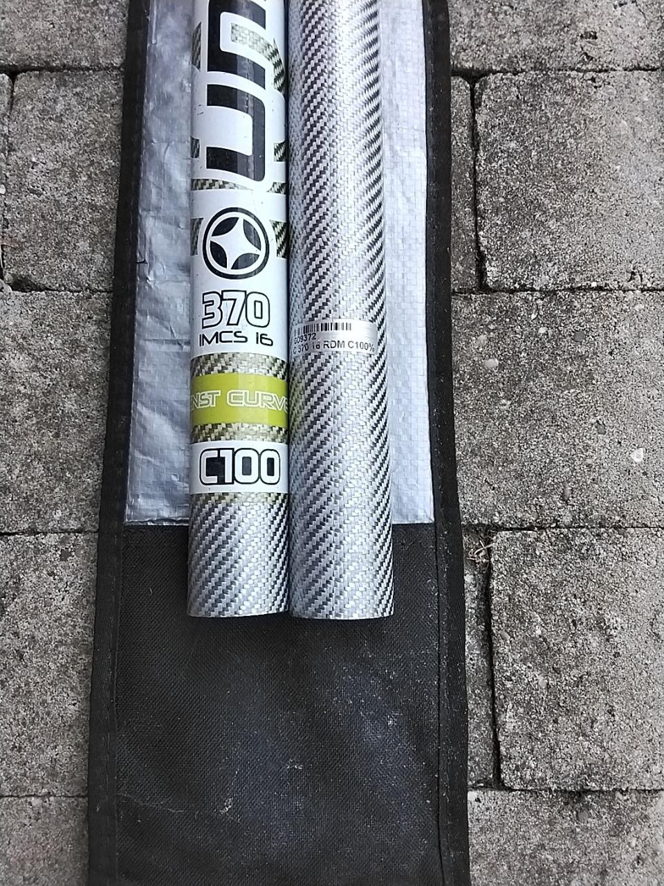 Unifiber C100 windsurfmast 370 cm constant curve