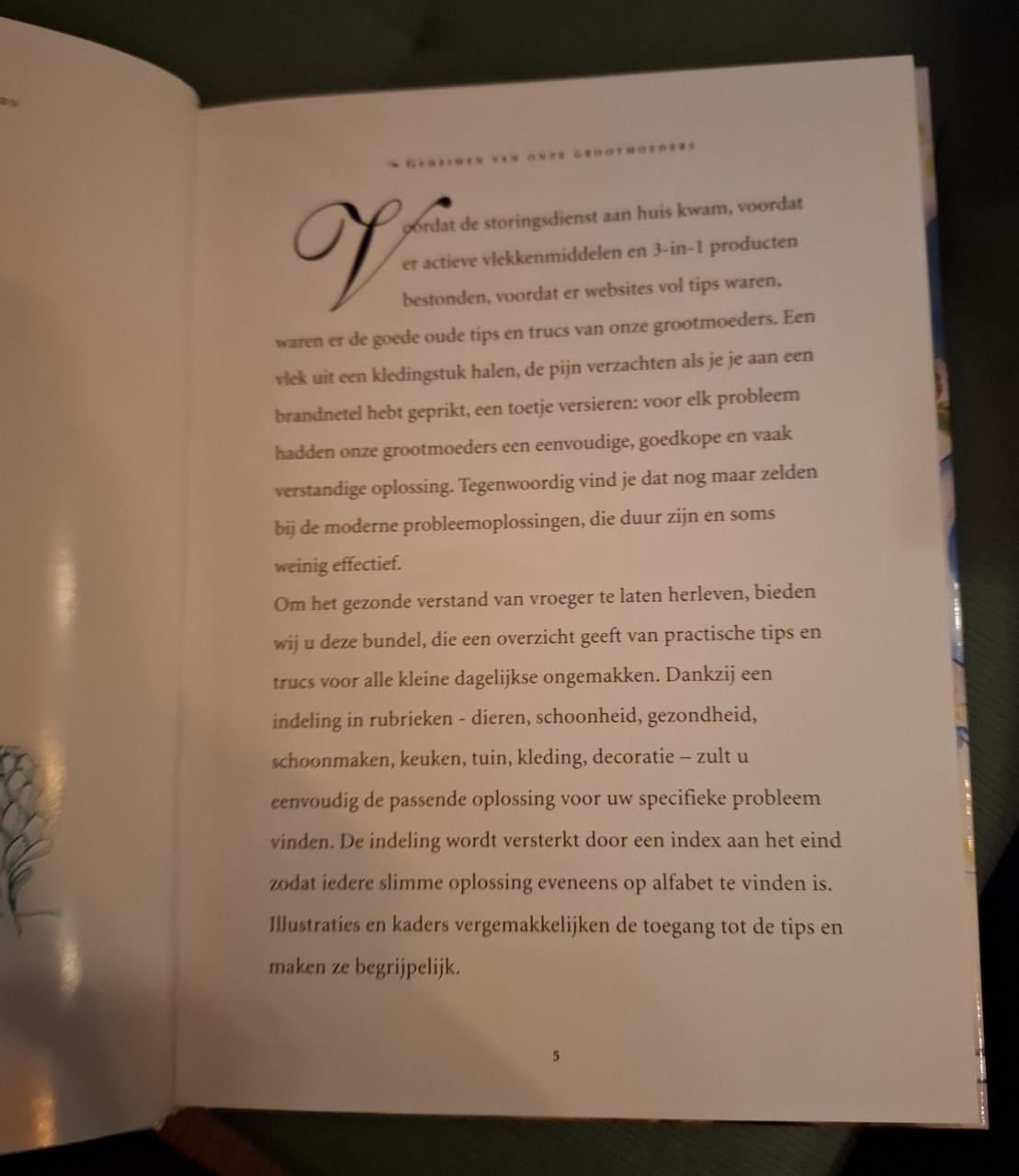 Tips en trucs uit grootmoeders tijd, door N. Priou