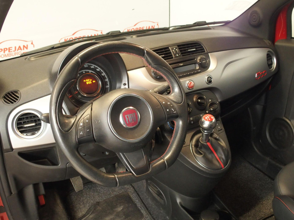 Fiat 500 0.9 twinair 500s, airco, zwart dak, all season, mist lampen