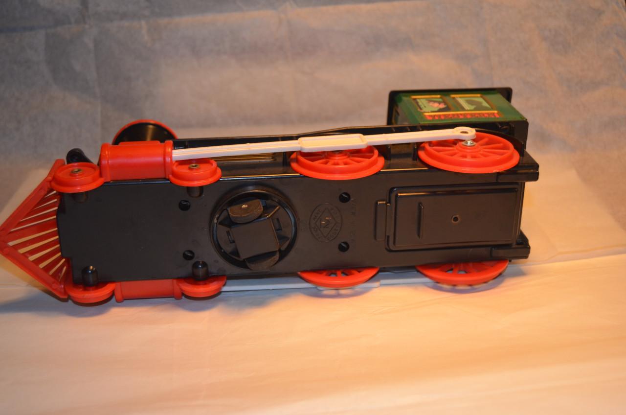 Blikken trein jaren '60 Japan Modern Toys 'Western' groen.