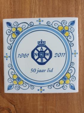 Tegeltje-Makkum ANWB 50 jaar lid 1961-2011
