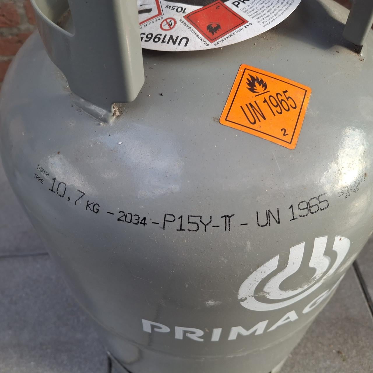Lege primagaz gasfles