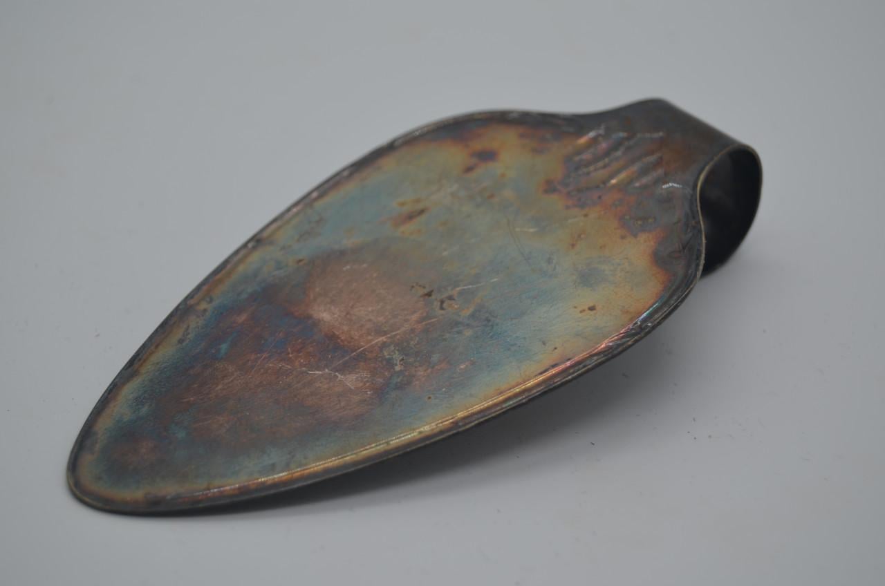 Verzilverde antieke taartschep