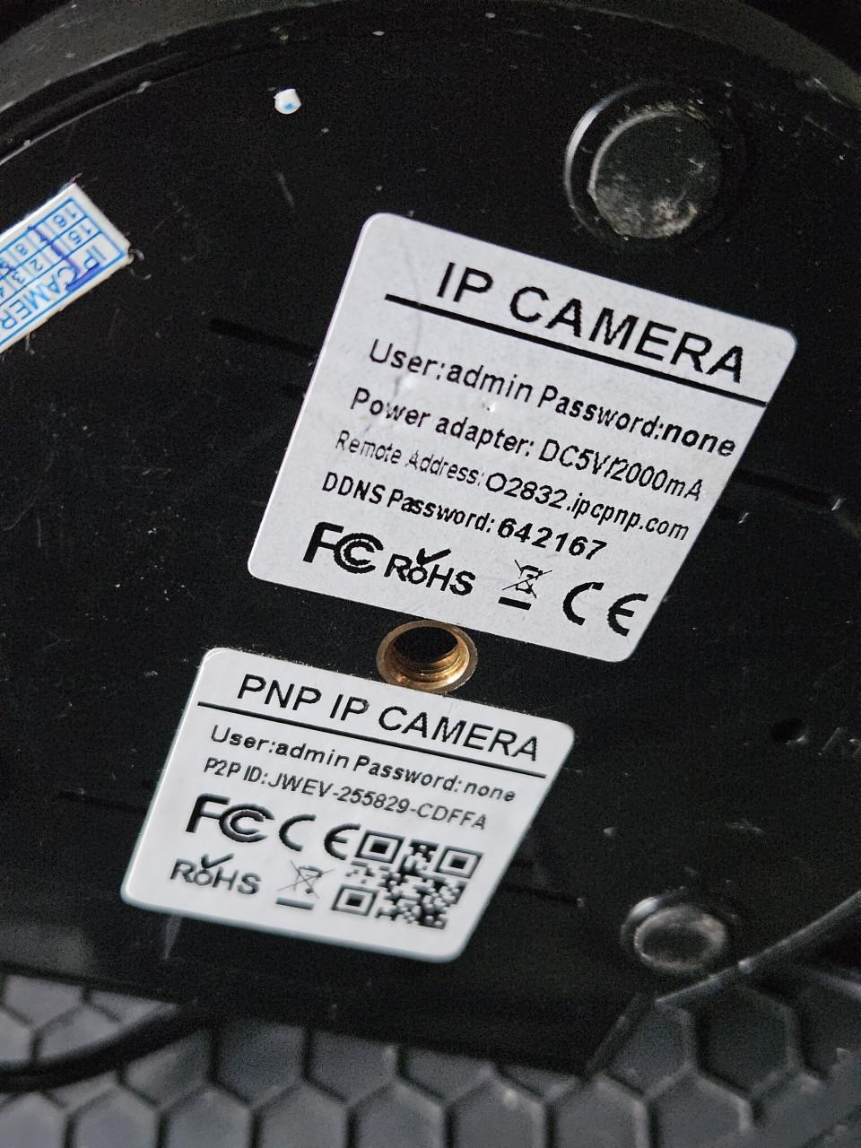 3 werkende Wanscam IP- Wifi veiligheids binnencameras..