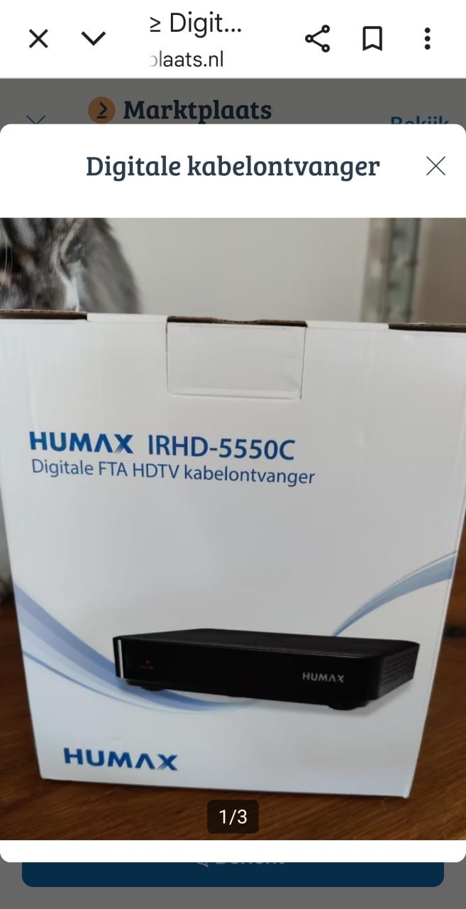 HUMAX 5550c FREE TV KIJKEN  19 €