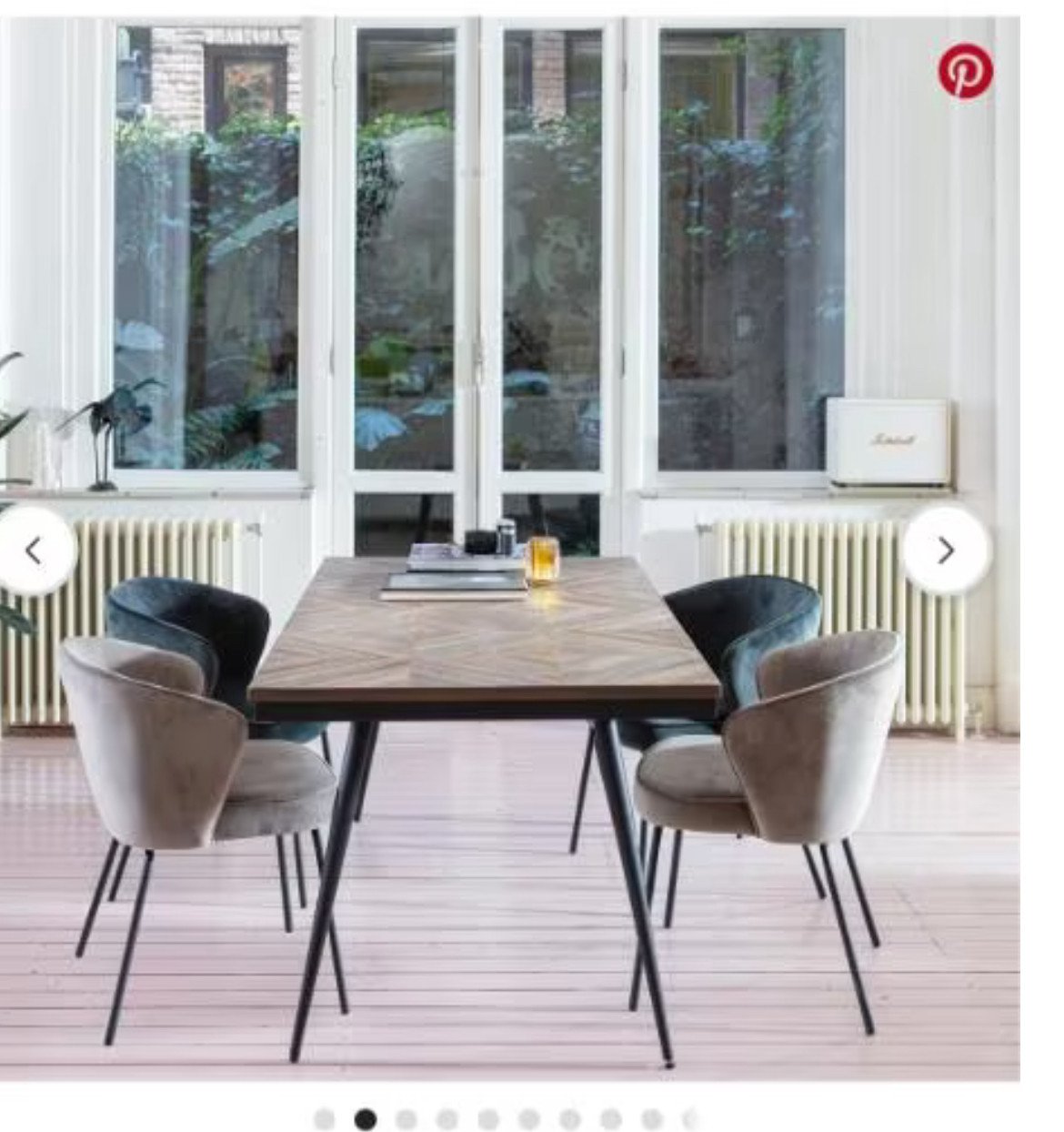 Eetkamerstoelen 4 stuks bepurehome kuipstoel velvet fluweel khaki taupe