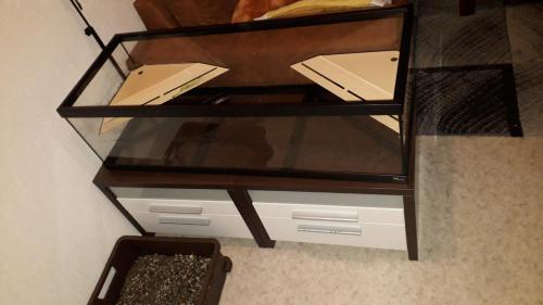 Bak met veel toebehoren, schildpadden bak