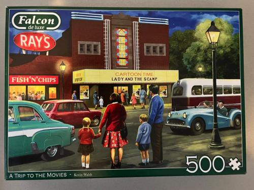 Falcon puzzel A trip to the movies