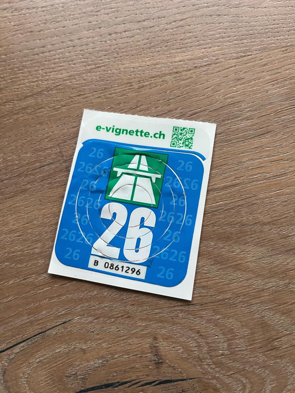 Zwitserland vignet
