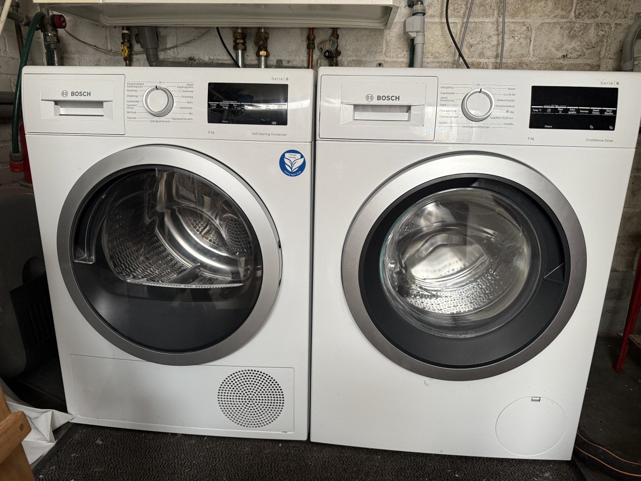 Wasmachine en wasdroger