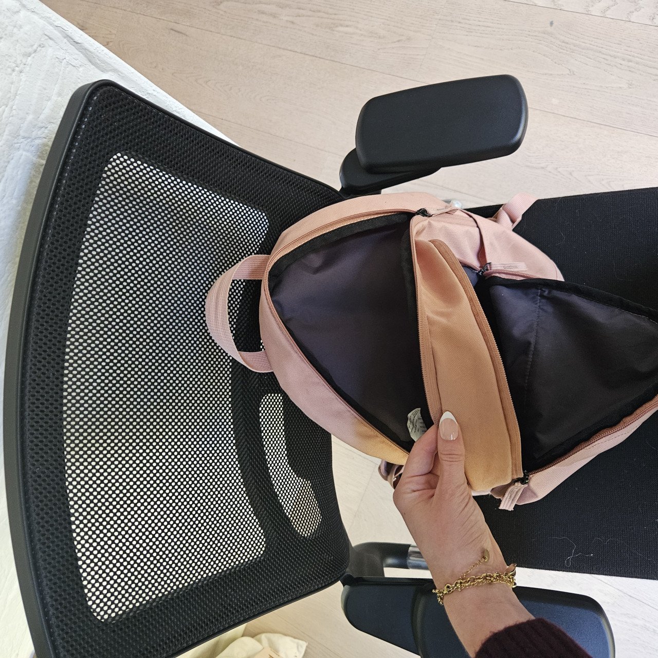 Nike tas oud roze