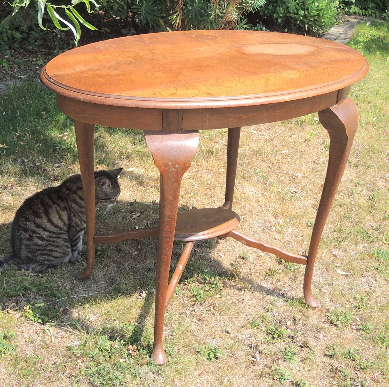 Klassieke massief eiken eettafel