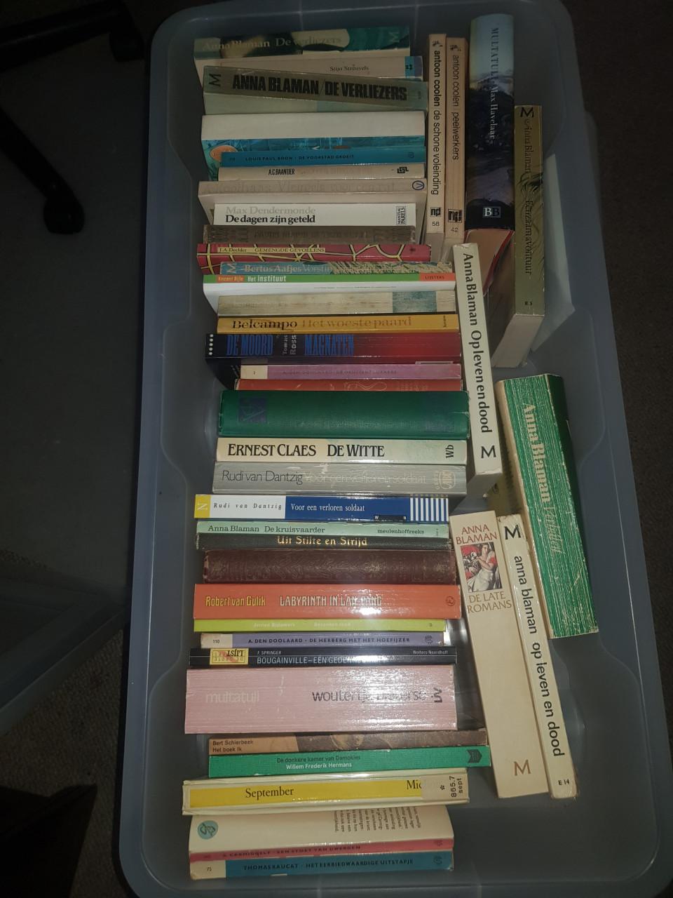 5 boxen Nederlandse literatuur