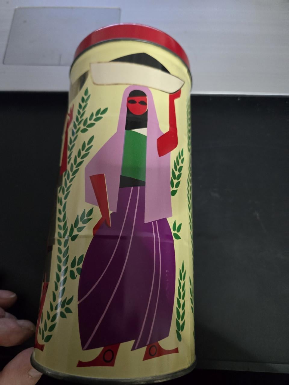 Vintage Albert Heijn koffieblik uit de jaren 50