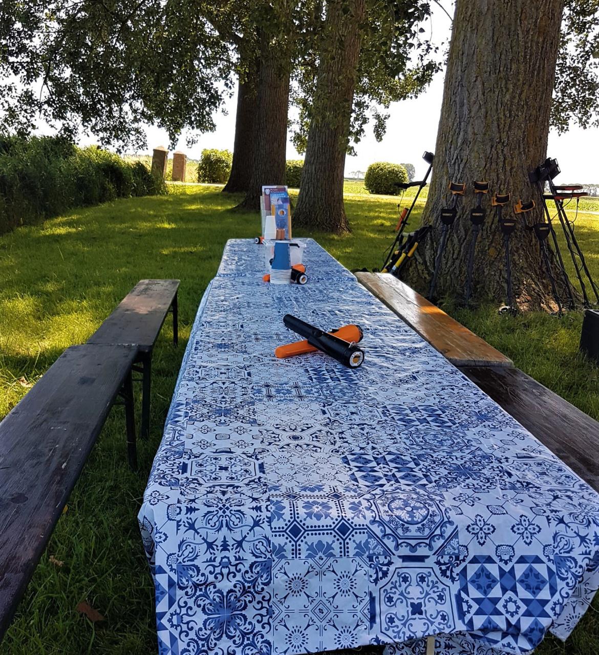 Metaaldetectie workshops op akkers, weilanden en boomgaarden