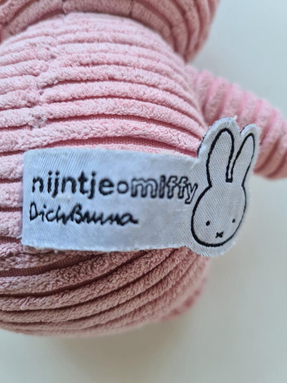 Nijntje knuffel roze