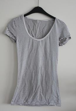 Zwart wit gestreept shirt maat s