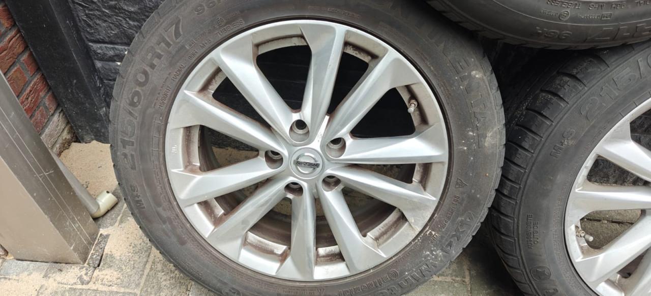 Velgen en winterbanden Nissan Qashqai J11 2014 en andere modellen