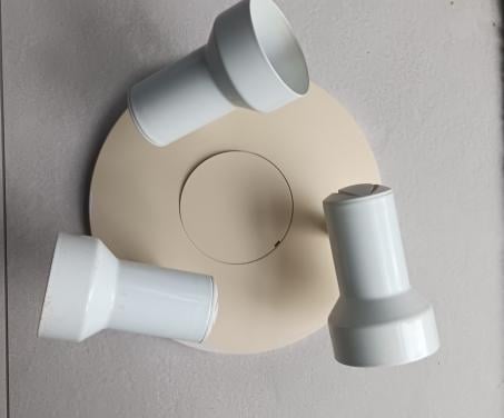 PLAFOND LAMP met 3 spotjes