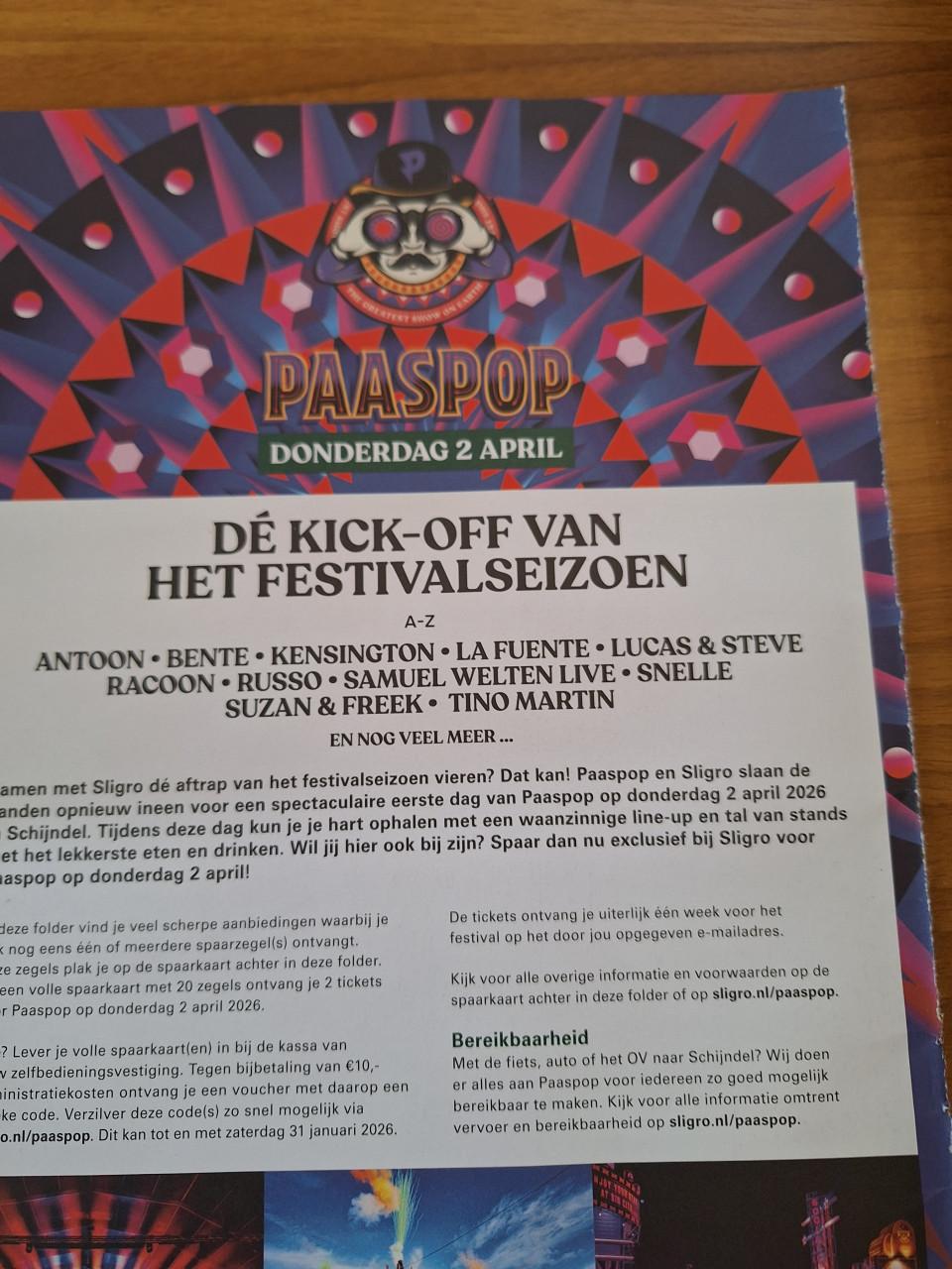 Gezocht 5 zegels van de Sligro voor paaspop