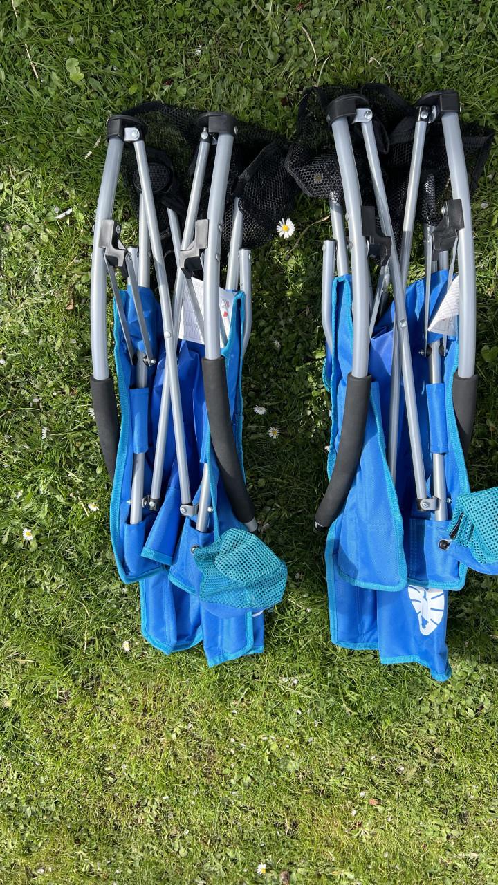 2 Coleman Low Sling strandstoelen