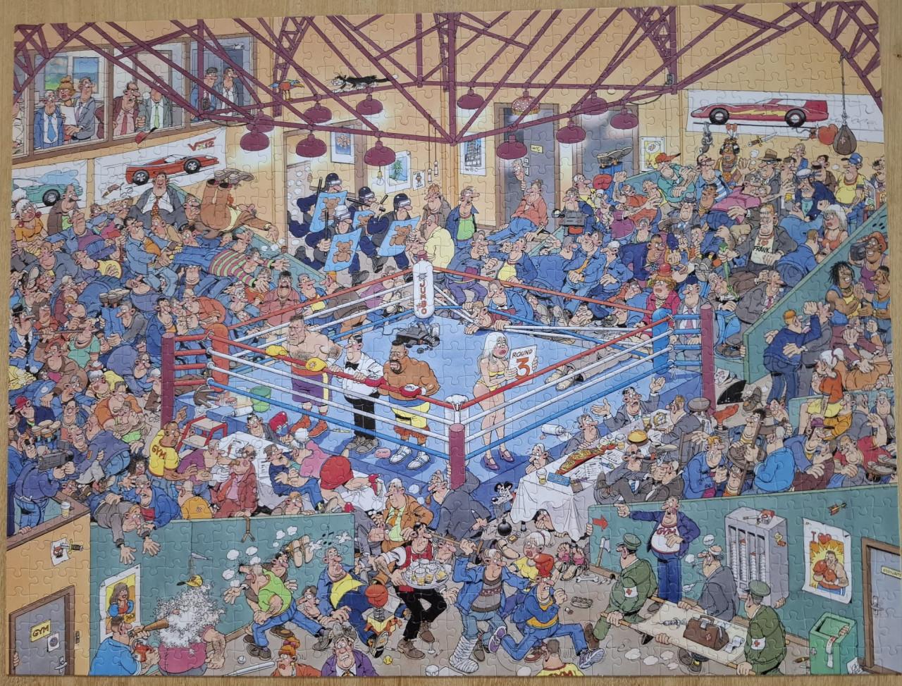 Jan van Haasteren Boxing Match