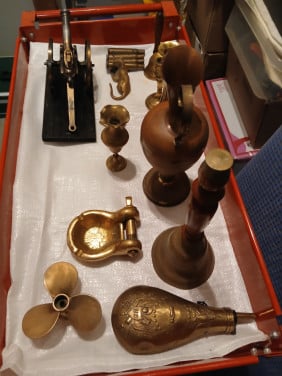 Koper en messing opschik