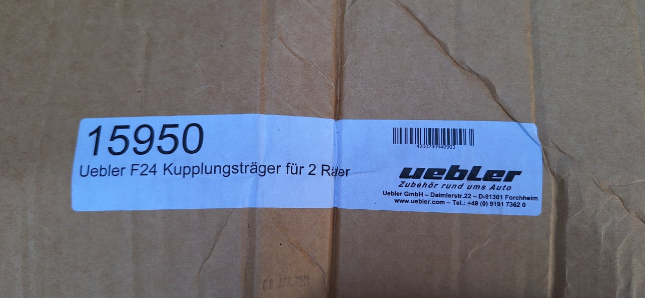 Uebler F24 fietsendrager voor 2-ebikes als nieuw!