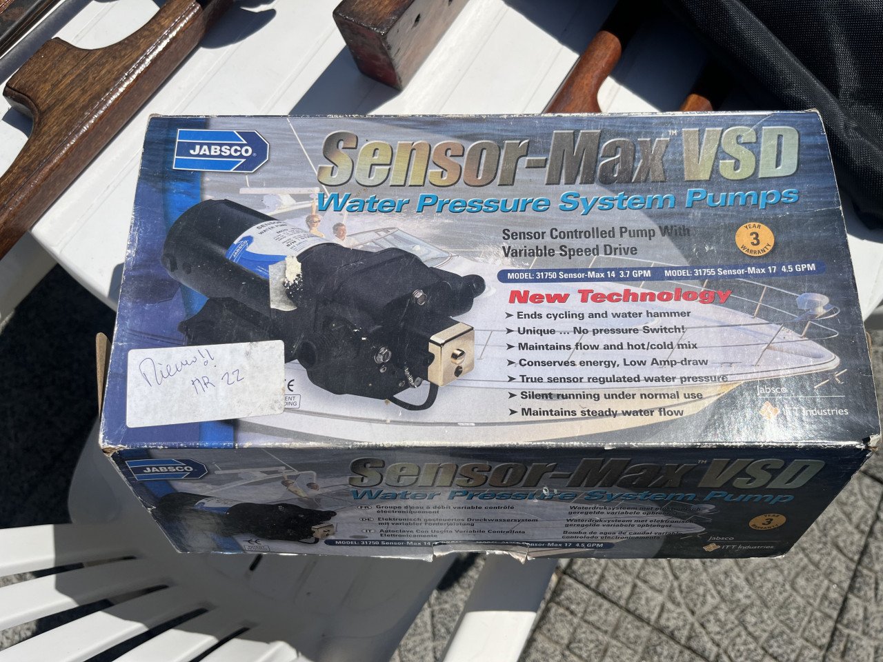 Jabsco Sensor Max 14 drinkwaterpomp