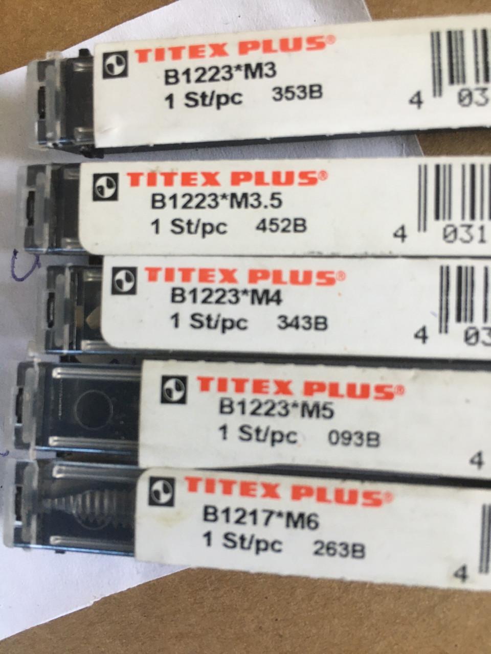 Titex machinetappen M3,5 t/m M6