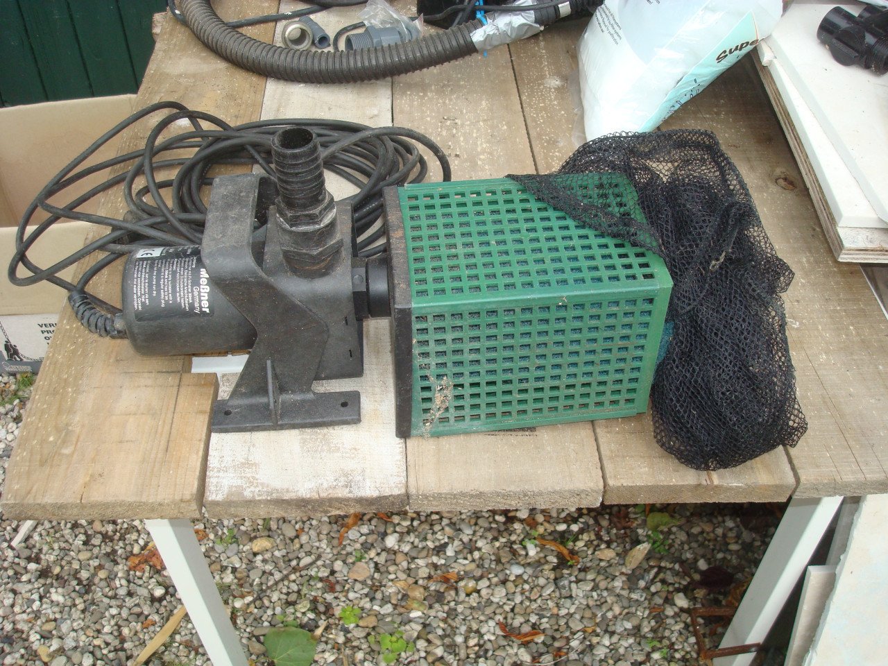 Vijverpomp, 2x fontein, 2x UV, groot filter kompleet