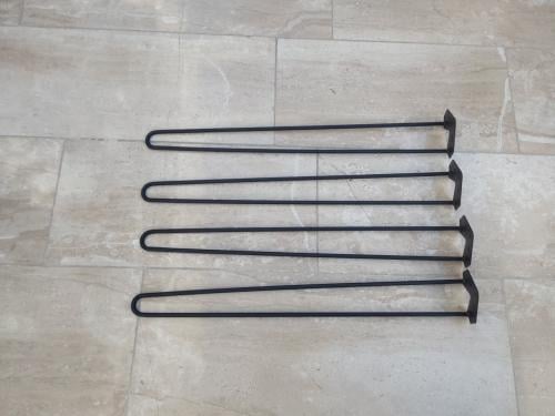 Tafelpoten zwart duraline