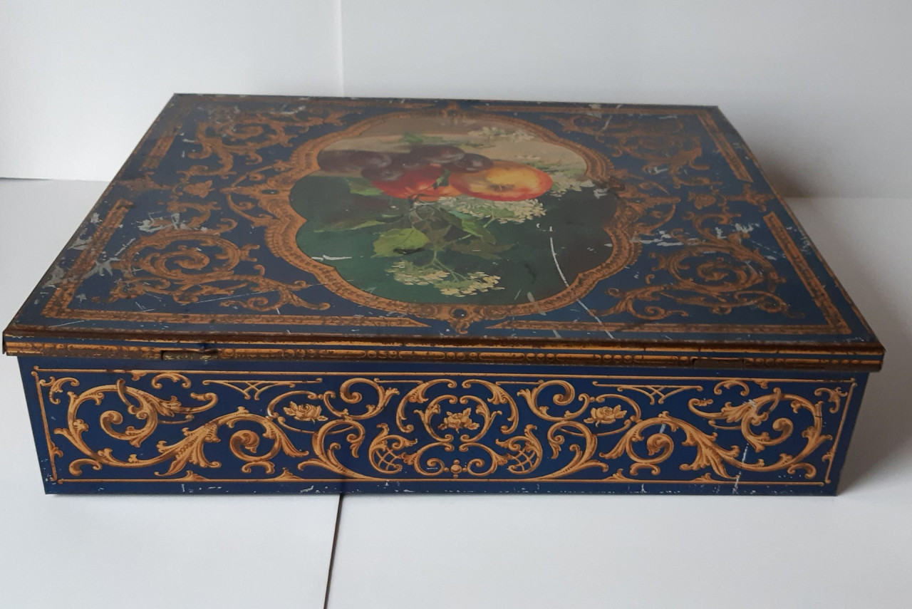 Blik van Melle fruit decor