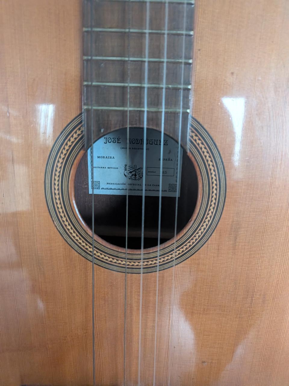 José Rodriguez 285 gitaar +accessoires