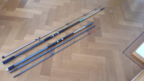Te koop twee mooie zeehengels