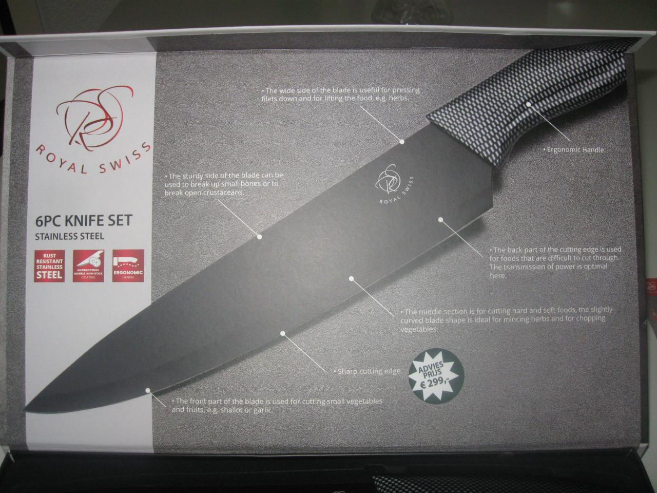 6 PC Knife messenset