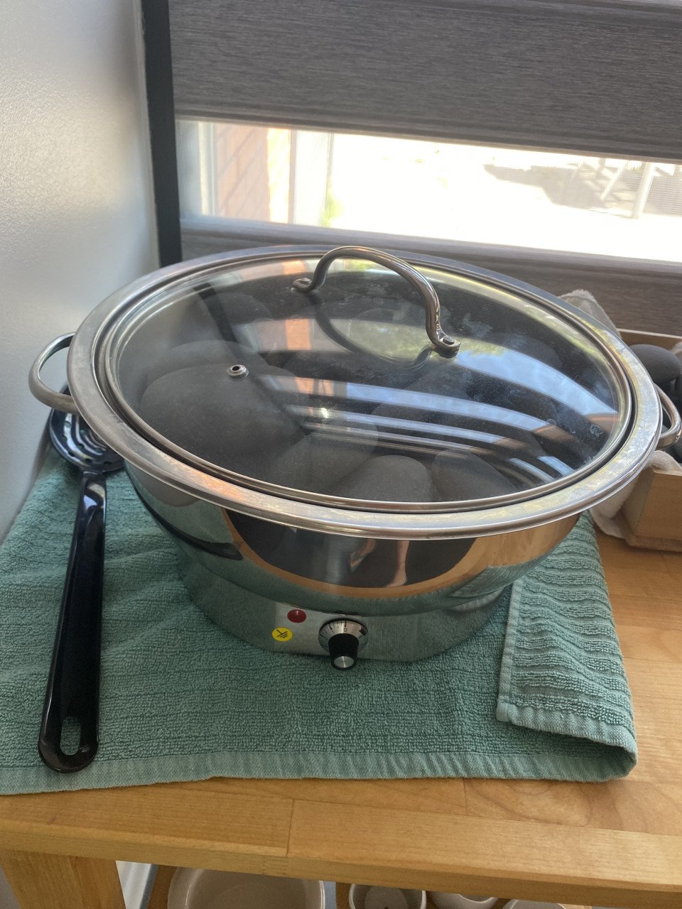 Hotstone heater inclusief stenen
