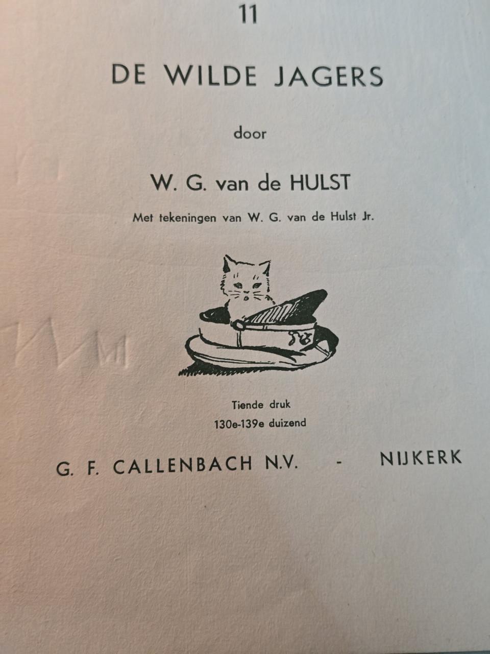 Boekje: De Wilde Jagers 1963 10e druk