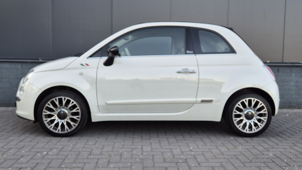 Fiat 500 C 1.2 lounge *cabrio*airco*parkeersensoren*lmv*ecc*