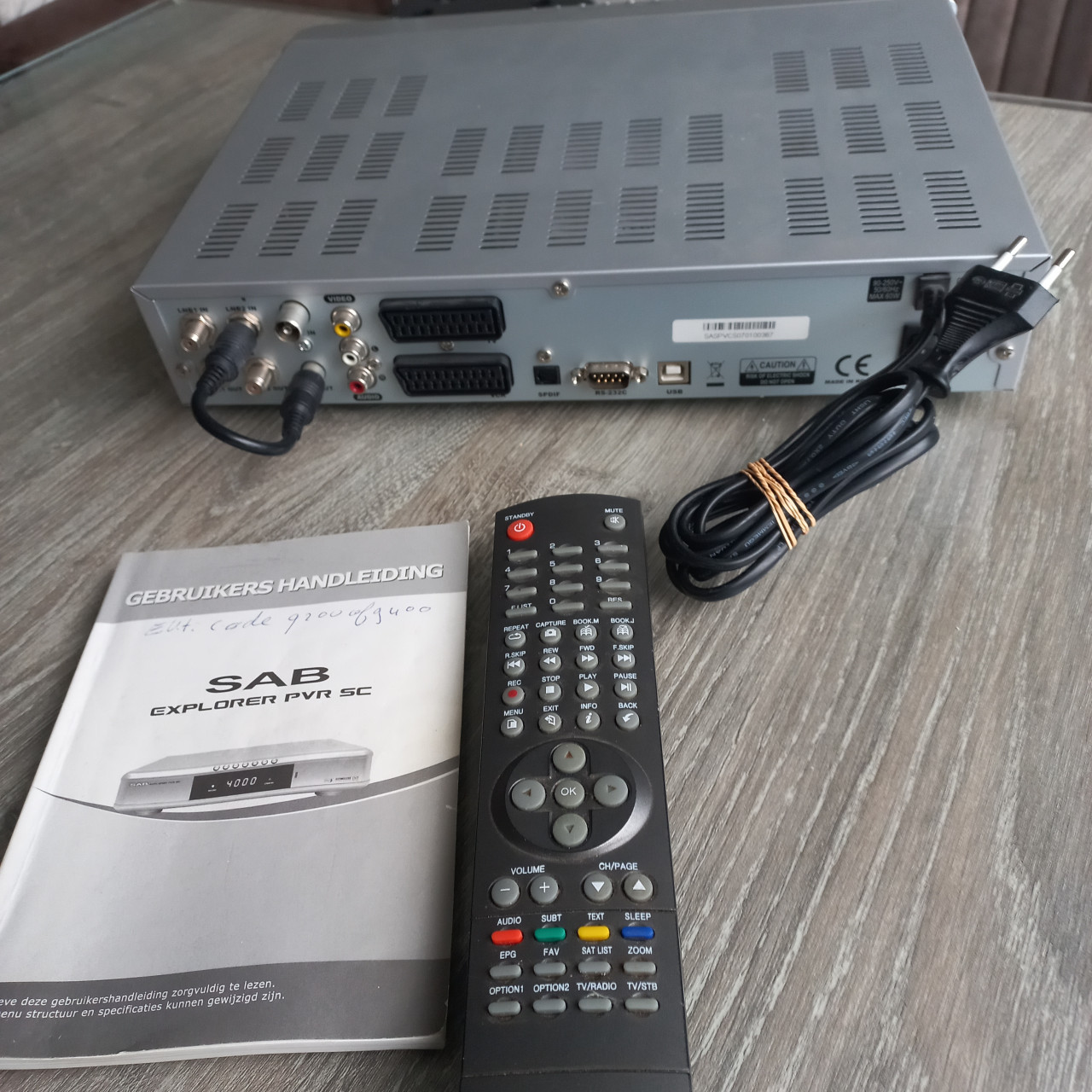 Sab explorer PVR SC STATE ONTVANGER.