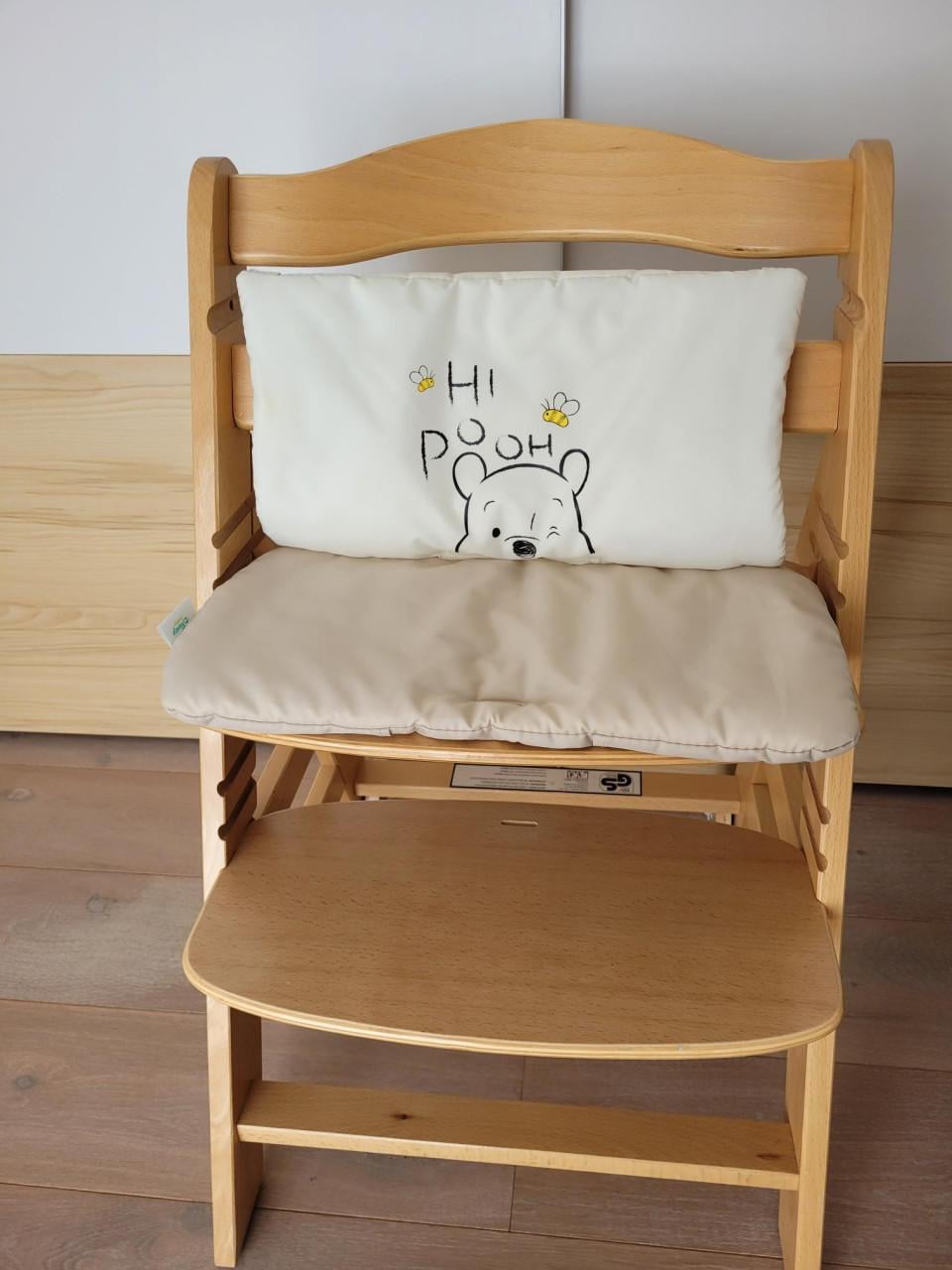 Hauck Beta+ meegroei kinderstoelset - naturel hout