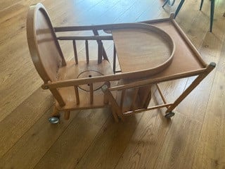 Vintage kinderstoel