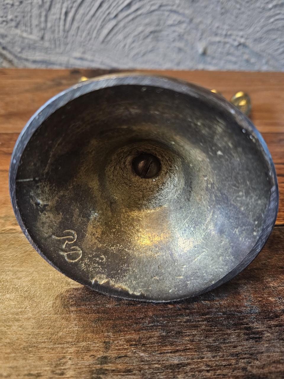 Vintage Messing Menora joodse Kandelaar - 7-armig